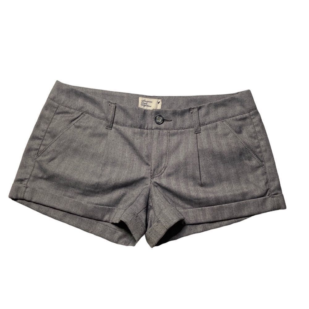 Grey Pinstripe Shorts EUC